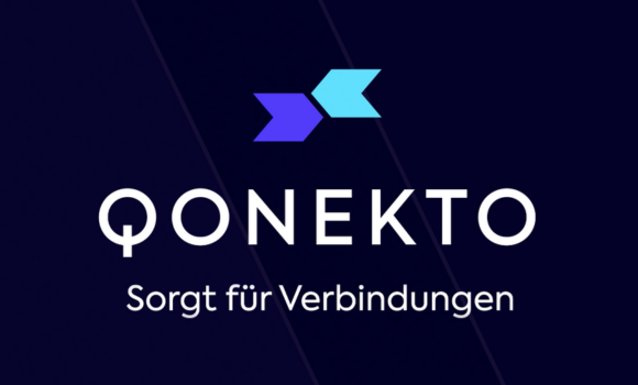 Dunkler Hintergrund: QONEKTO Sorgt für Verbindungen